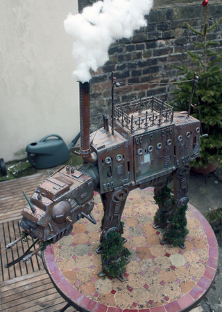 Illustration for article titled Steam-powered AT-AT is the most romantic vehicle in the galaxy